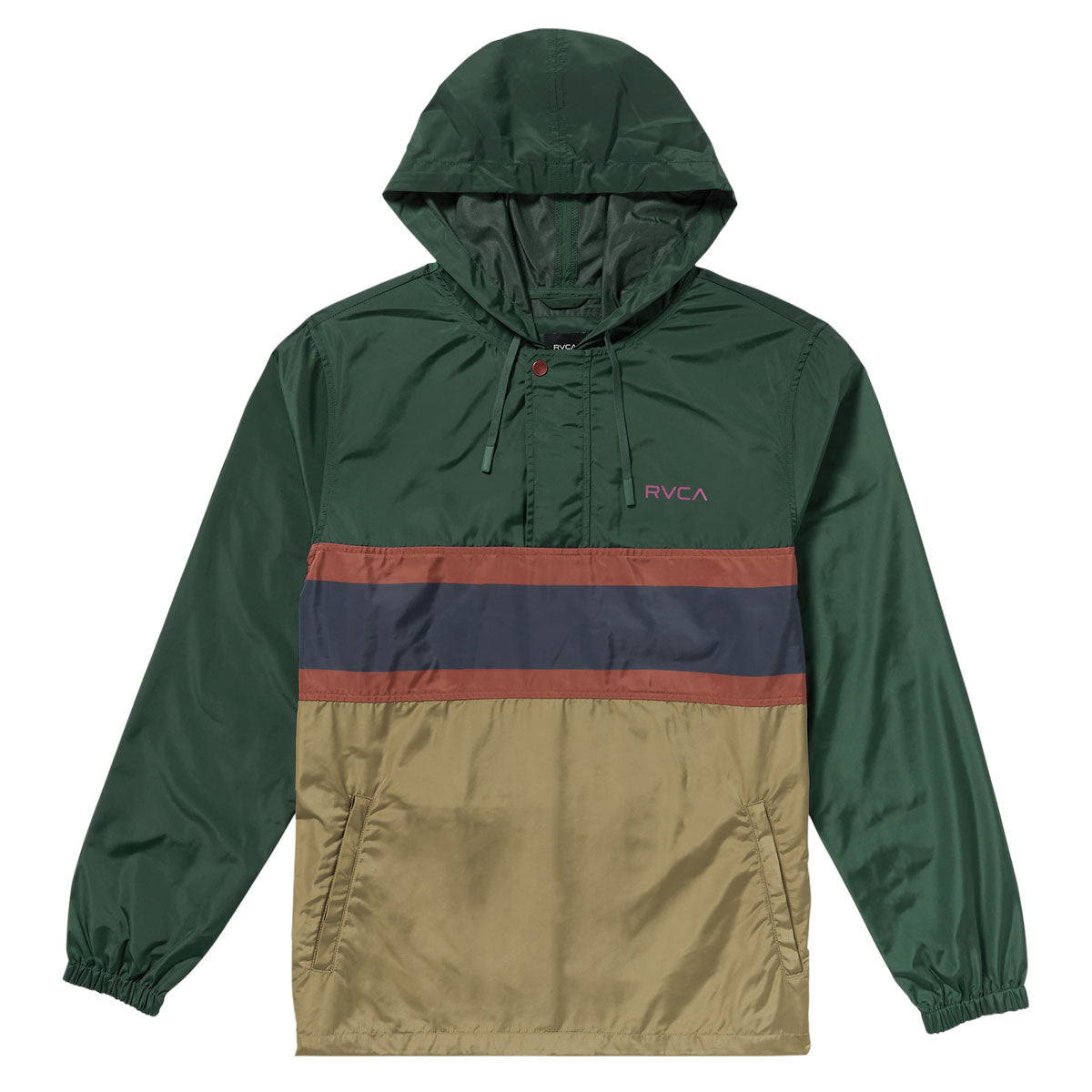 RVCA Meyer II Packable Anorak Jacket - Hunter Green image 5