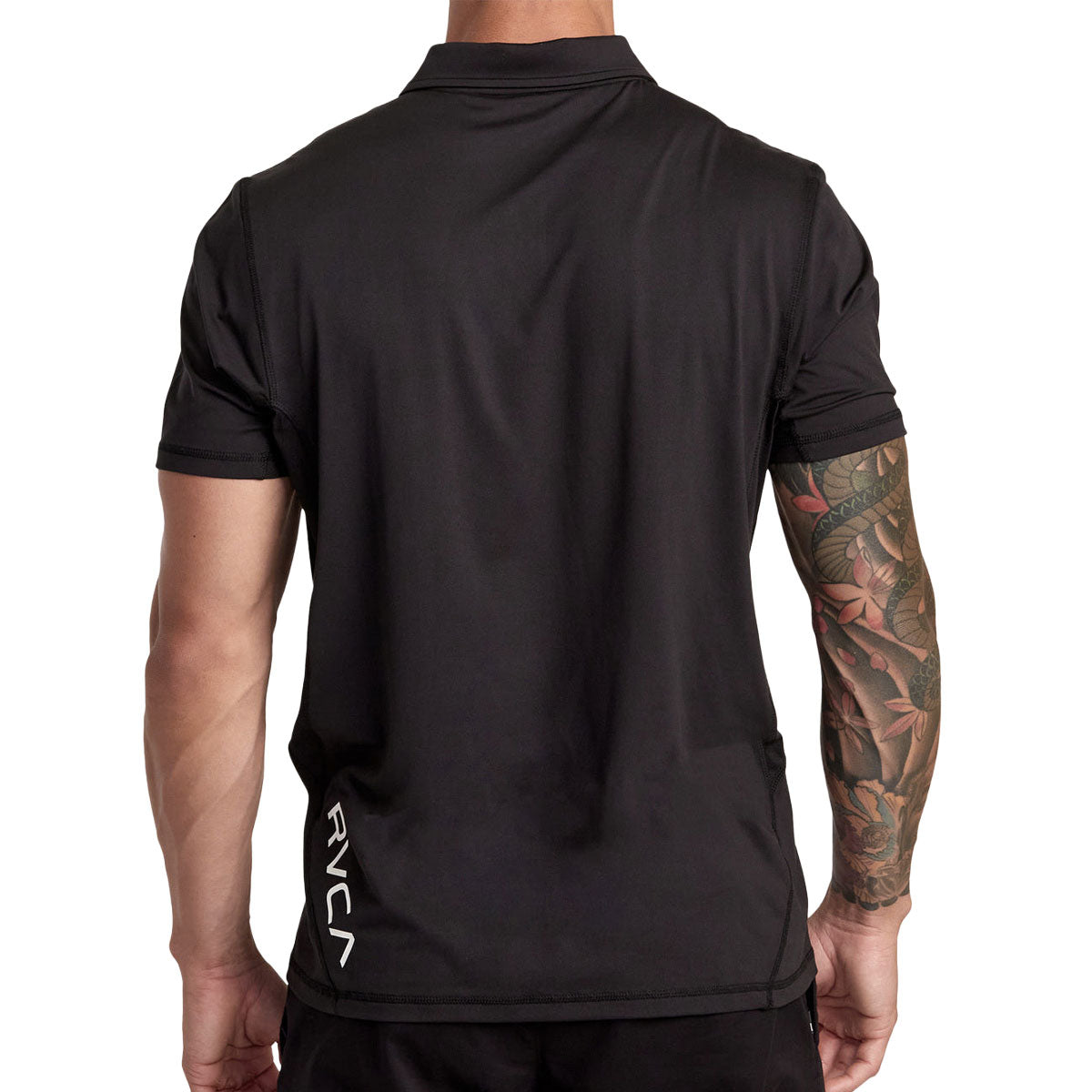 RVCA Sport Vent Polo Shirt - New Black image 3