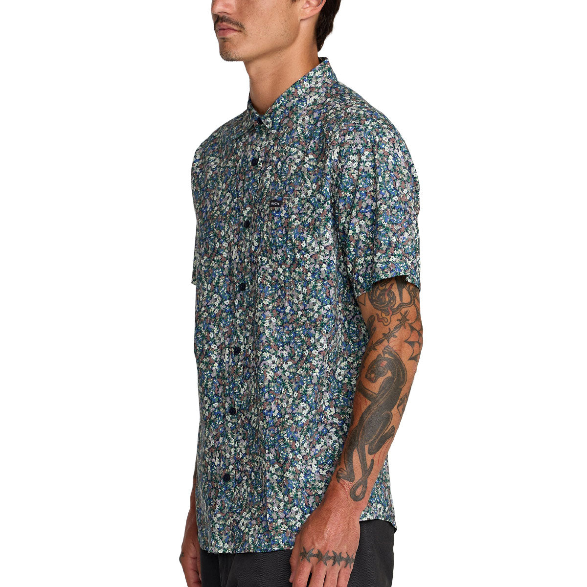 RVCA Heavy Bloom Shirt - Vintage Navy image 4