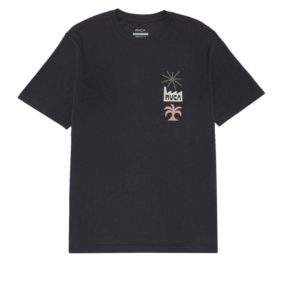 RVCA Mirage T-Shirt - Pirate Black image 2