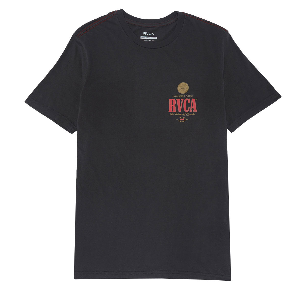 RVCA Philsner T-Shirt - Pirate Black image 2