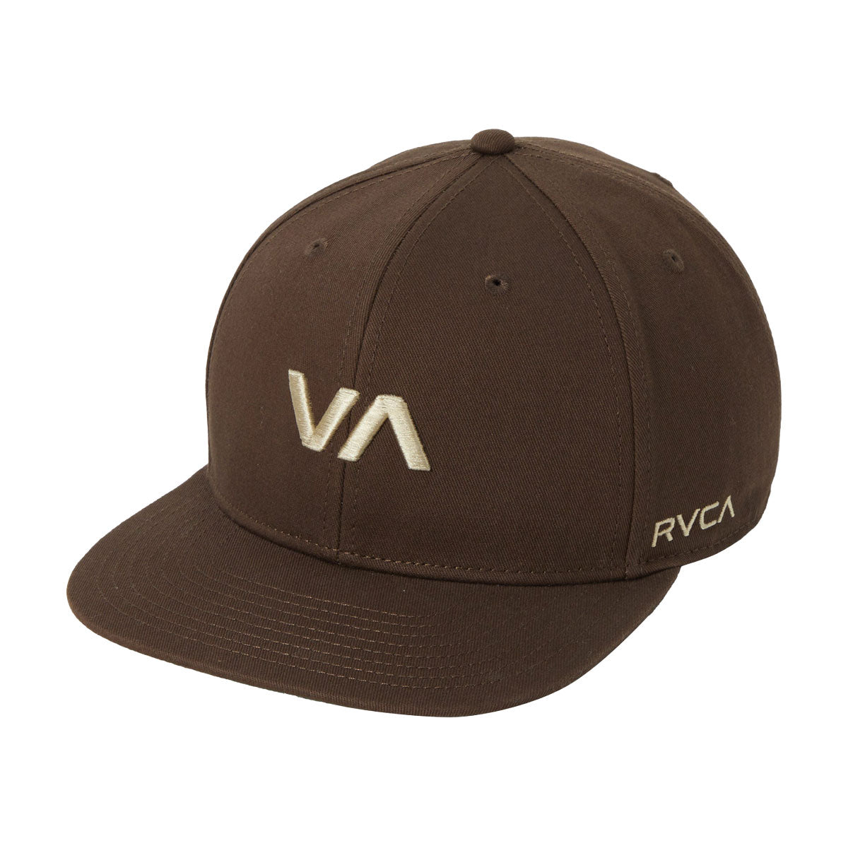 RVCA VA Infield Snapback Hat - Mocha image 1
