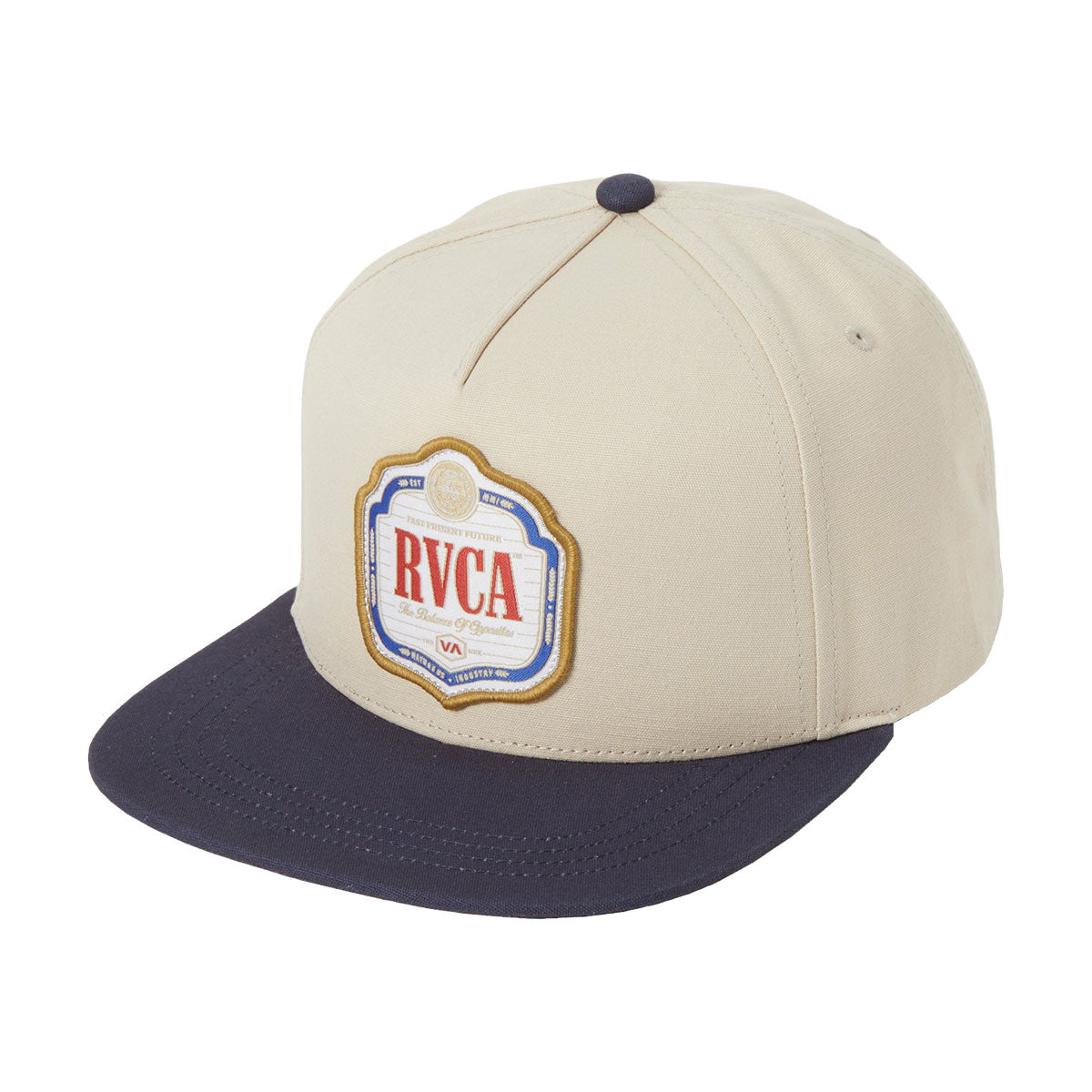 RVCA Philsner Snapback Hat - Slate Blue image 1