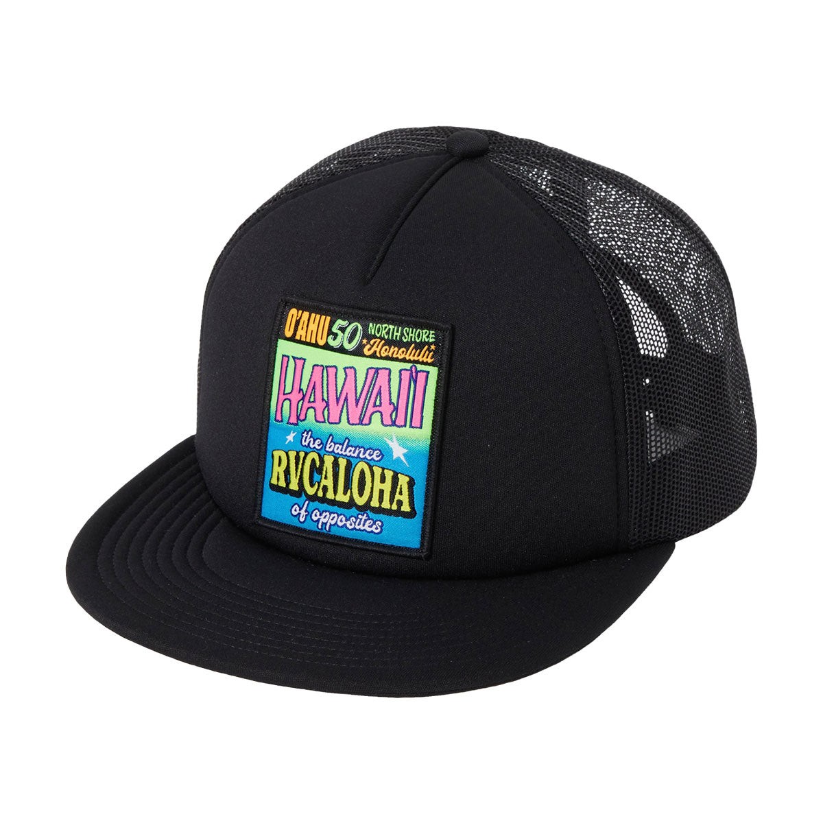 RVCA Island Time Foam Trucker Hat - Black image 1