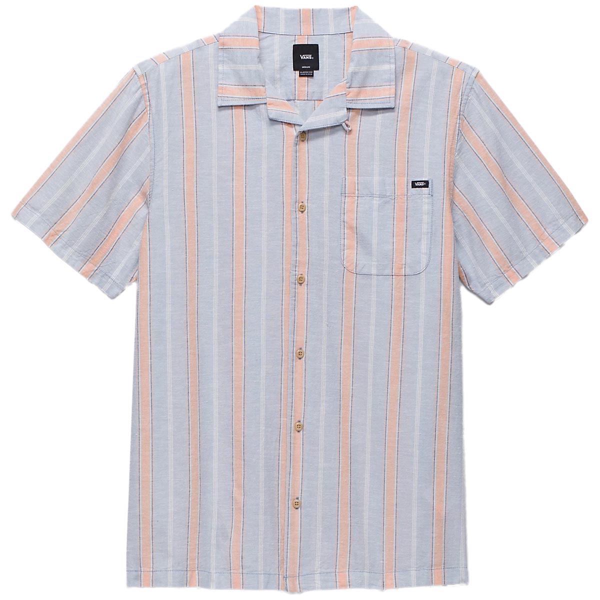 Vans Carnell Shirt - Dusty Blue/Copper Tan image 4