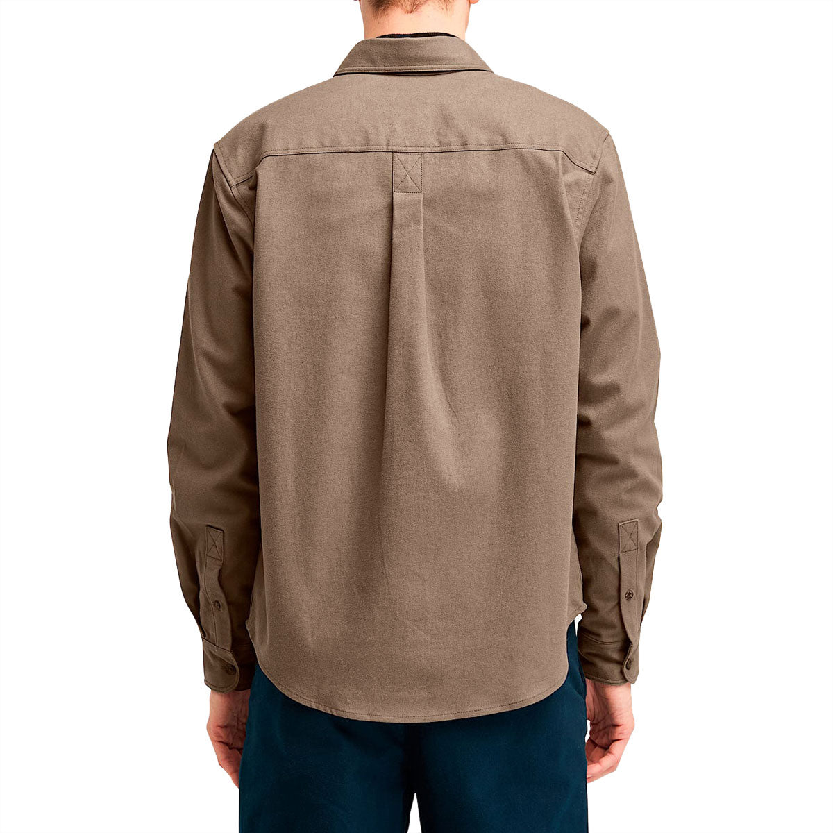 Timberland Brushed Twill Overshirt Jacket - Chocolate Chip image 2