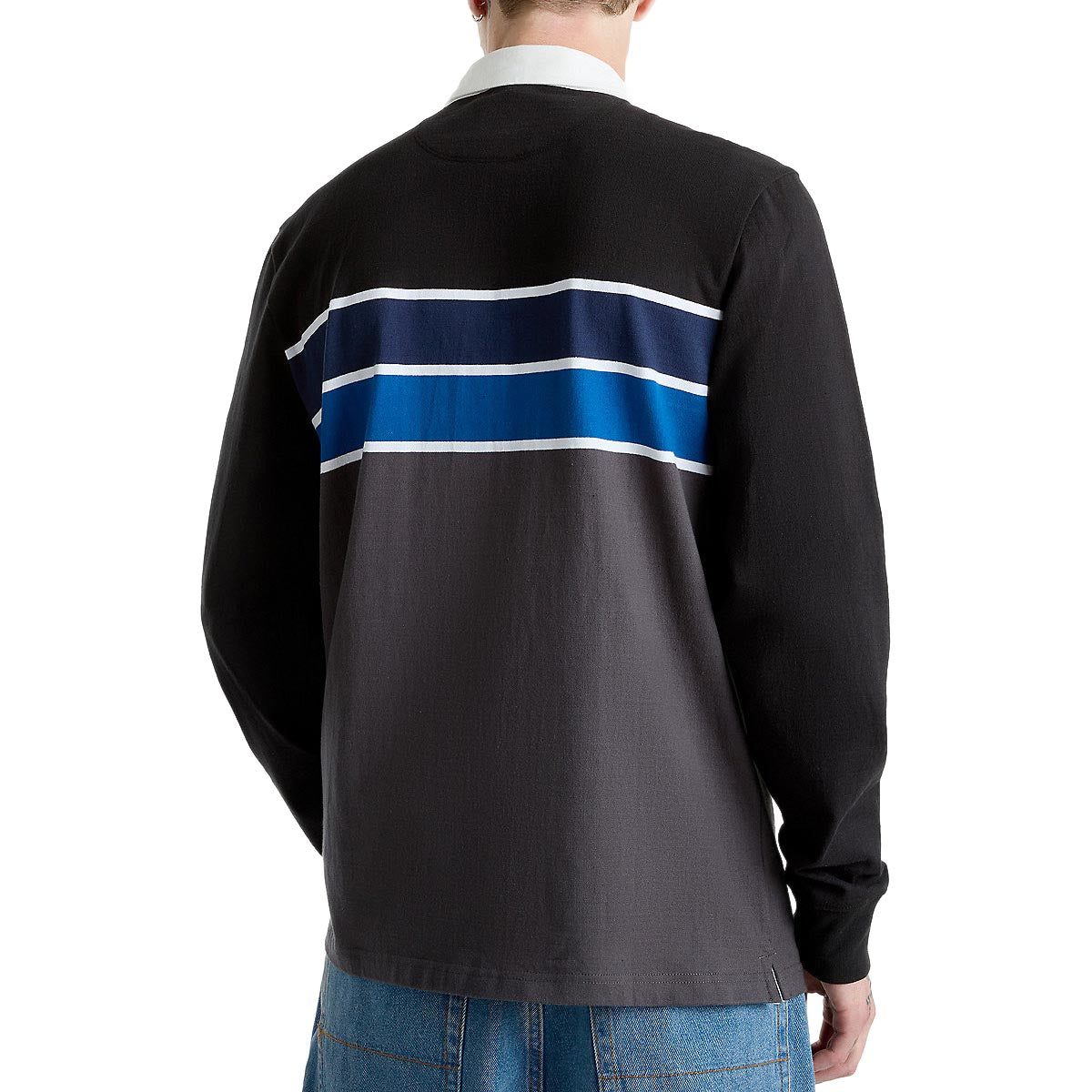 Vans Harrison Rugby Knit Shirt - Black/Asphalt image 2