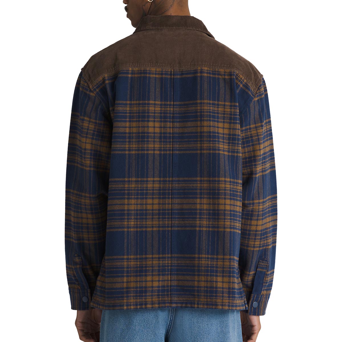 Vans Nelson Heavyweight Shacket Jacket - Dress Blues/Sepia image 2