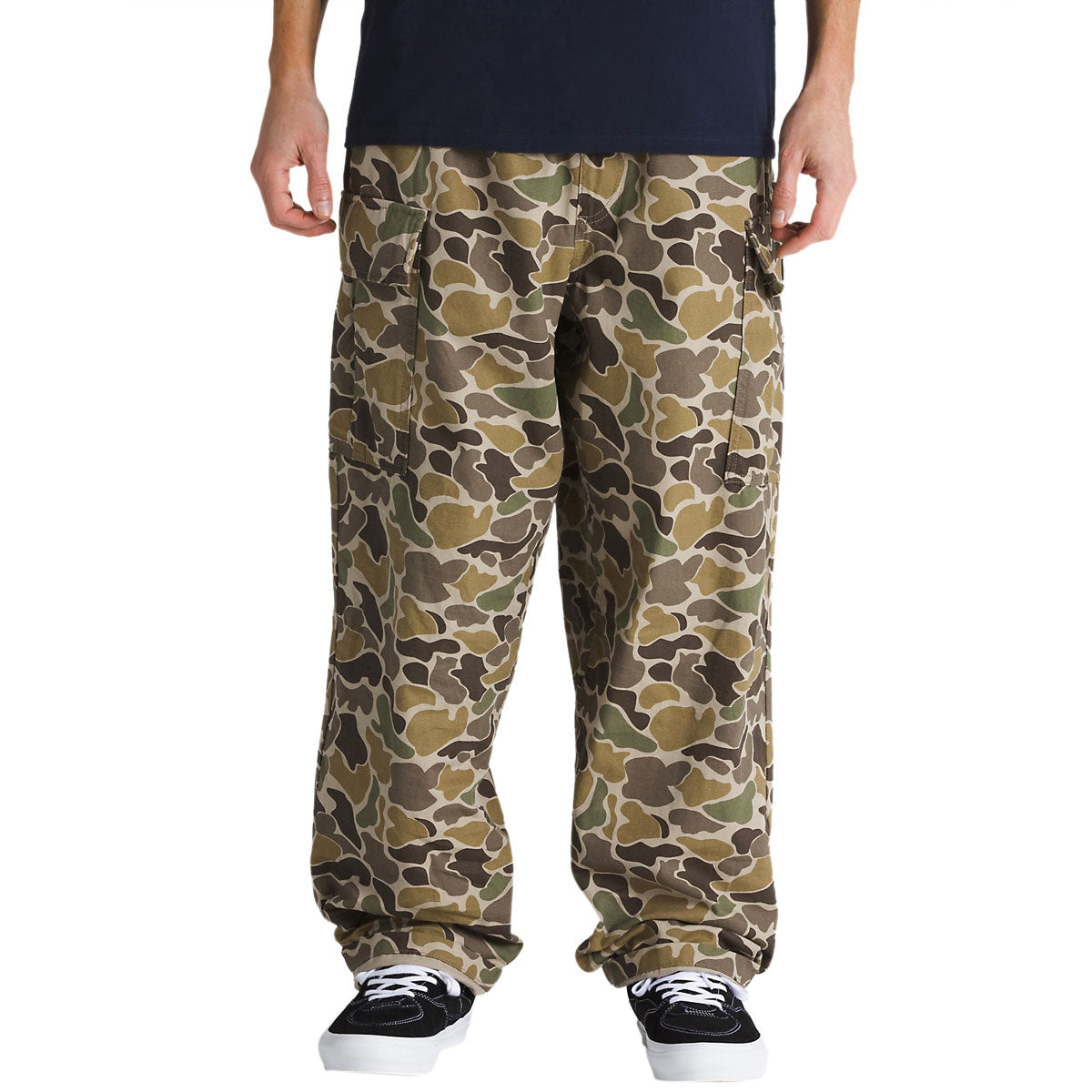 Vans Range Cargo Baggy Tapered Elastic Pants - Bungee Cord/Turkish Coffee image 1