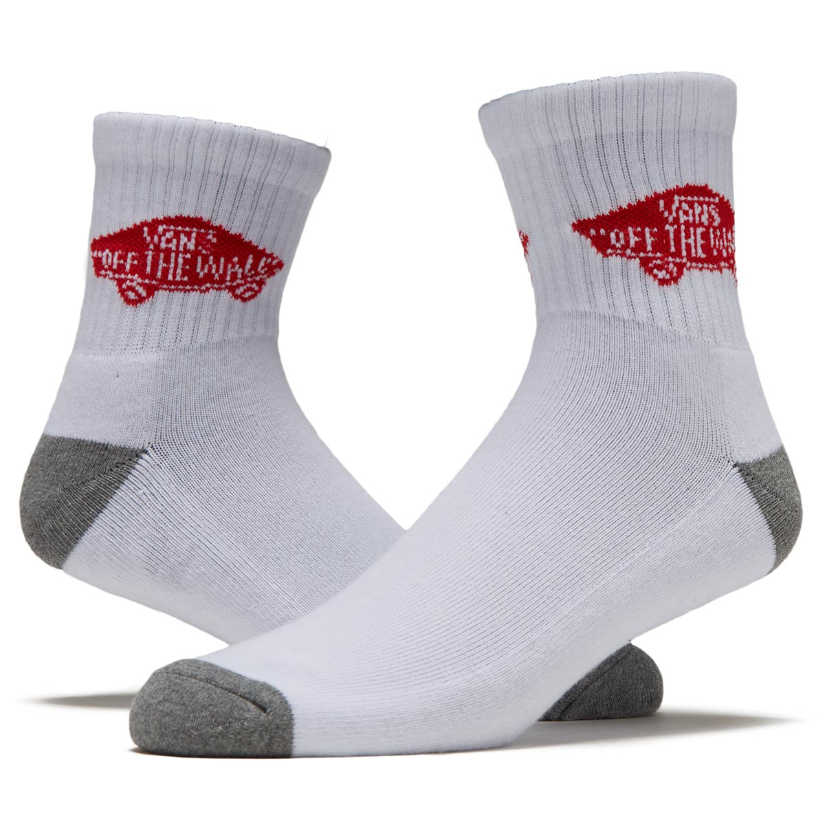 Vans Art Half Crew Socks - Racing Red image 2