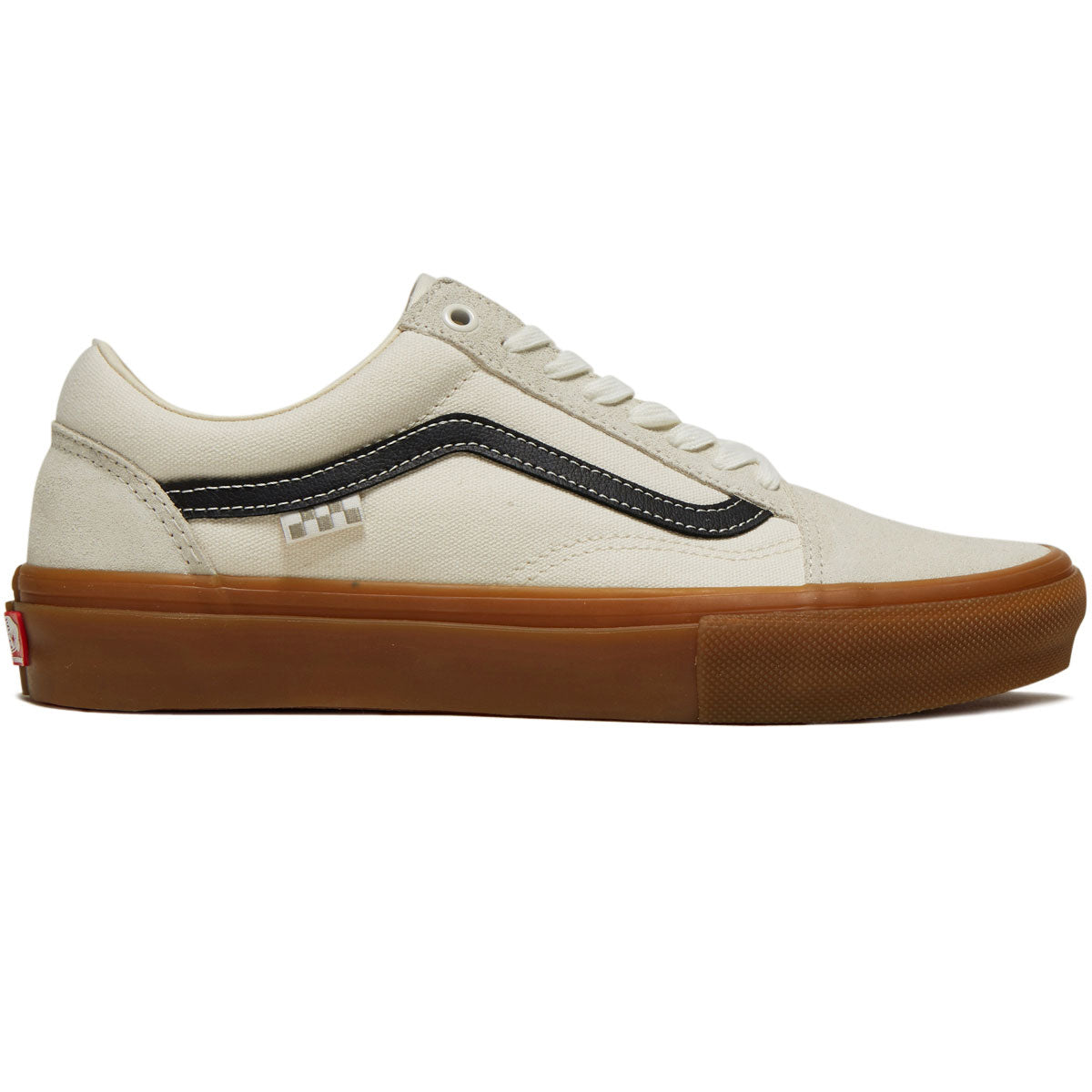 Vans Skate Old Skool Shoes - Marshmallow/Gum image 1