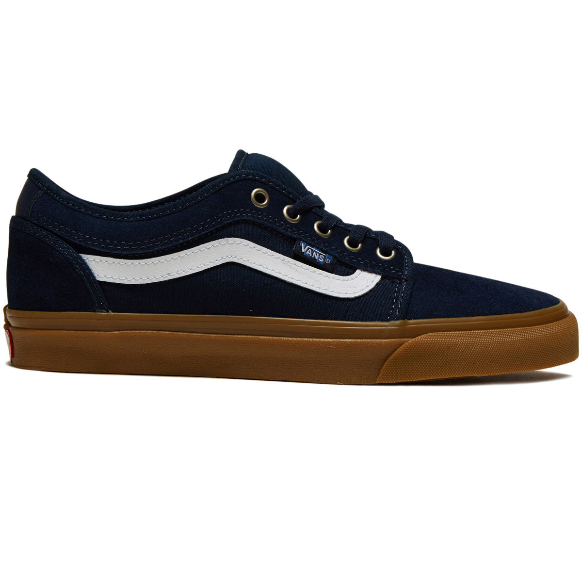 Vans Skate Chukka Low Sidestripe Shoes - Navy/Gum image 1