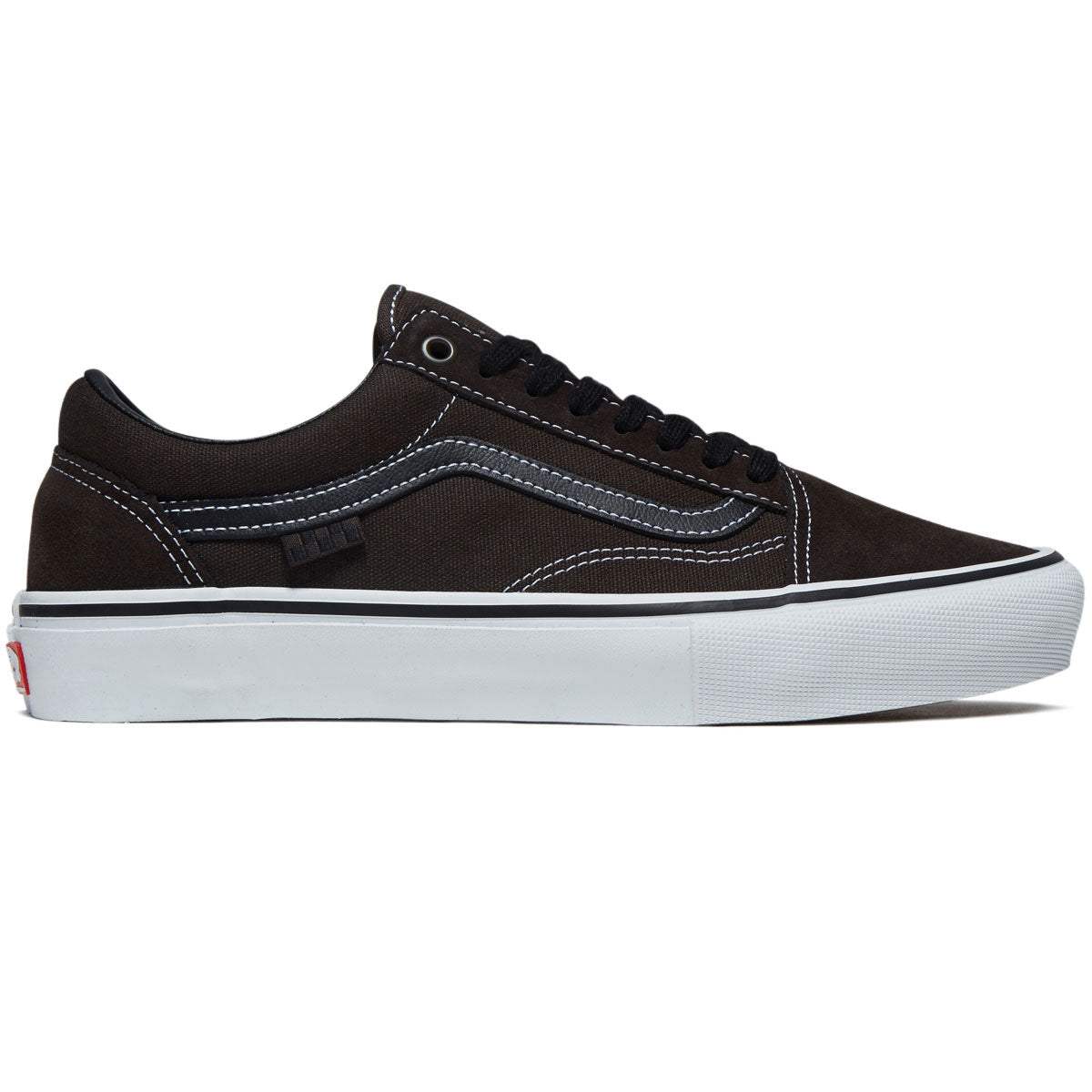 Vans Skate Old Skool Shoes - Chocolate/White image 1