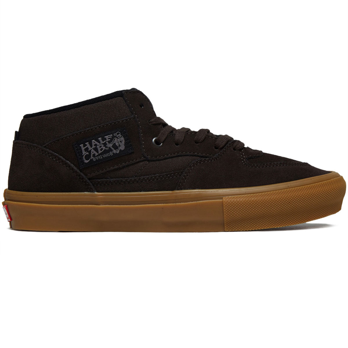 Vans Skate Half Cab Shoes - Brown Suede/Gum image 1