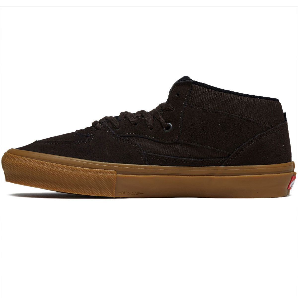 Vans Skate Half Cab Shoes - Brown Suede/Gum image 2