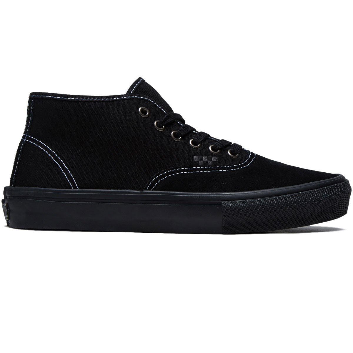 Vans Skate Authentic Mid Shoes - Blackout image 1