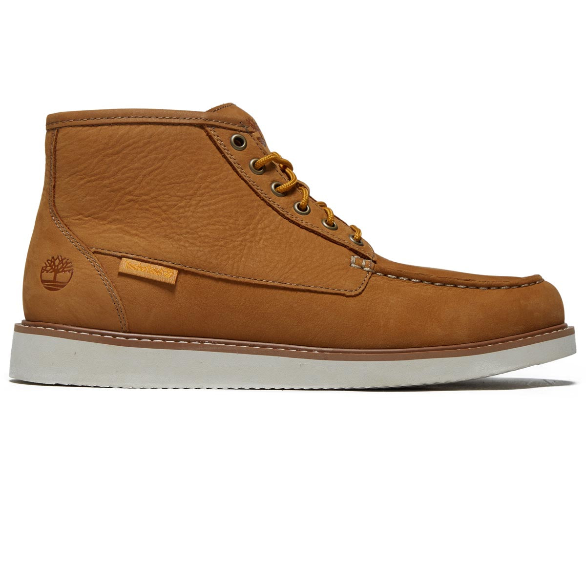 Timberland Newmarket Mid Lace Up Chukka Boots - Wheat Nubuck image 1