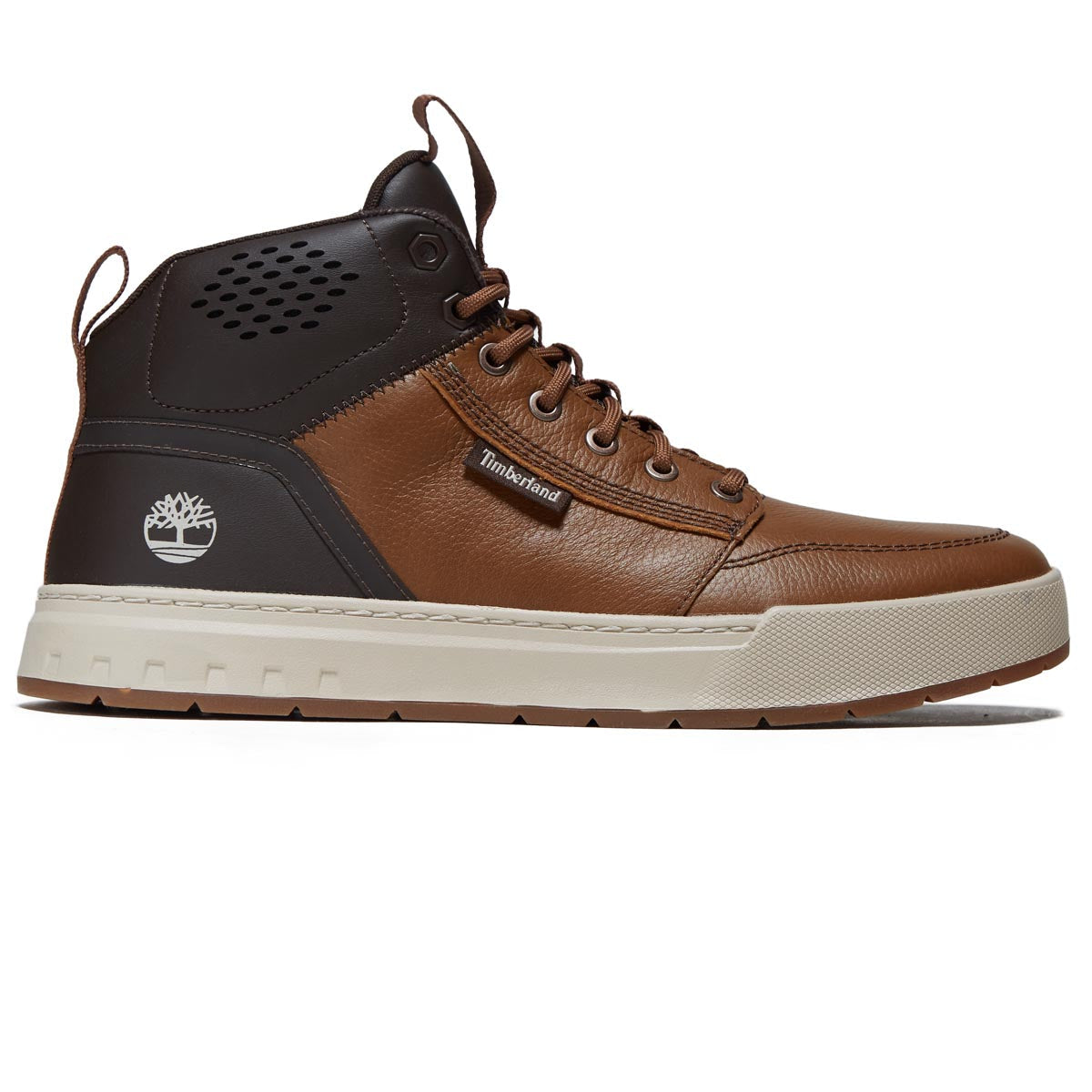 Timberland Maple Grove Mid Lace Up Shoes - Rust Full Grain image 1