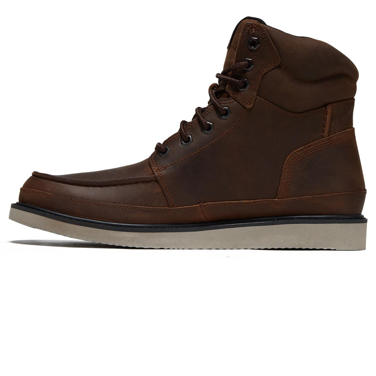 Timberland Newmarket Mid Lace Up Boots - Dark Brown Full Grain image 2