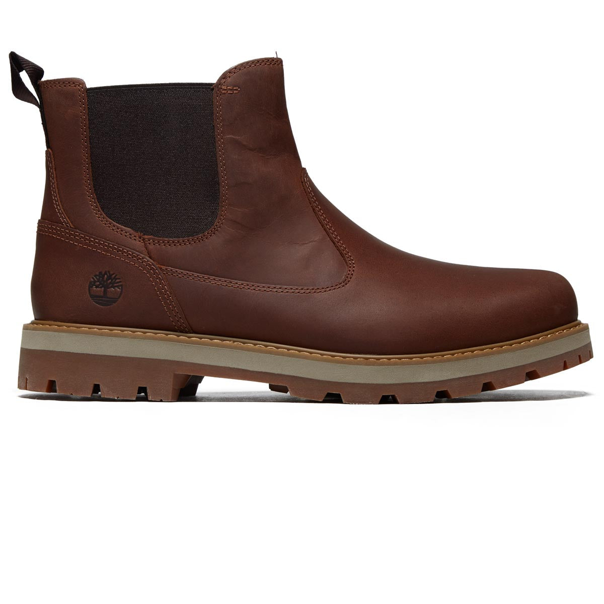 Timberland Britton Road Mid Chelsea Boots - Rust Full Grain image 1