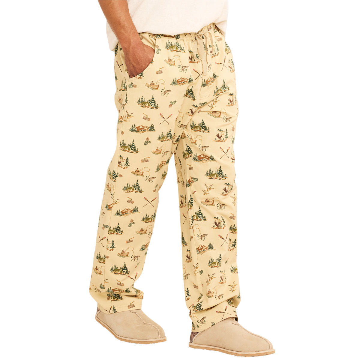 Pendleton Printed Pj Pants - Camp Khaki image 3