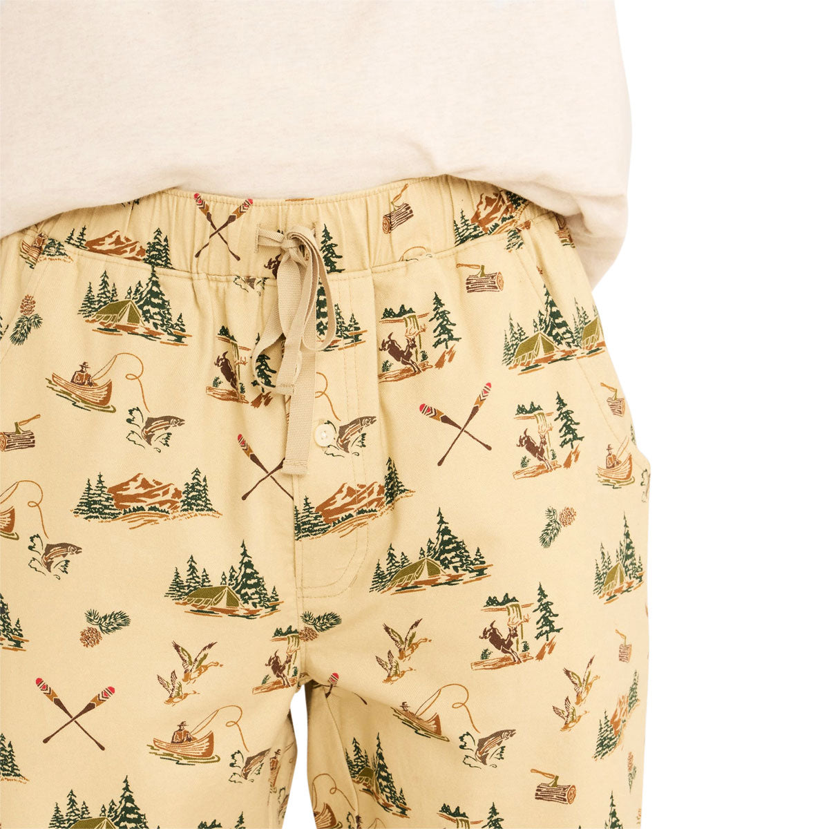 Pendleton Printed Pj Pants - Camp Khaki image 4