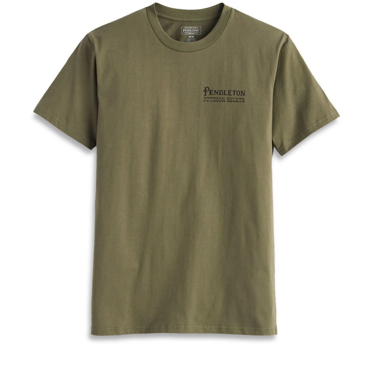 Pendleton Century Rodeo T-Shirt - Army/Brown image 2