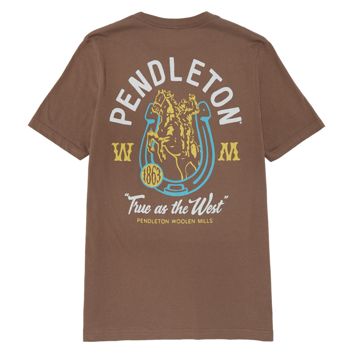 Pendleton True West Horseshoe T-Shirt - Vintage Brown/Multi image 1