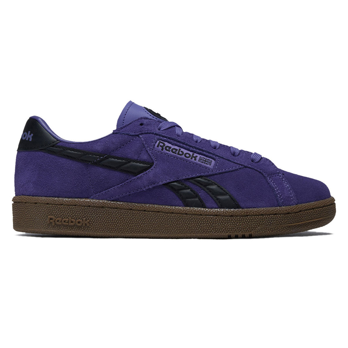 Reebok Club C Grounds UK Shoes - Royal Purple/Digital Lime/Gum image 1