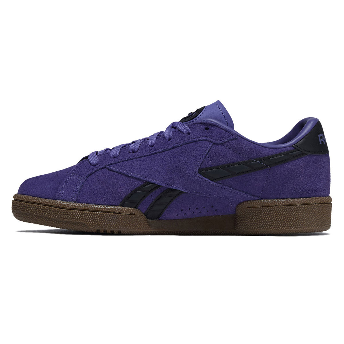 Reebok Club C Grounds UK Shoes - Royal Purple/Digital Lime/Gum image 2