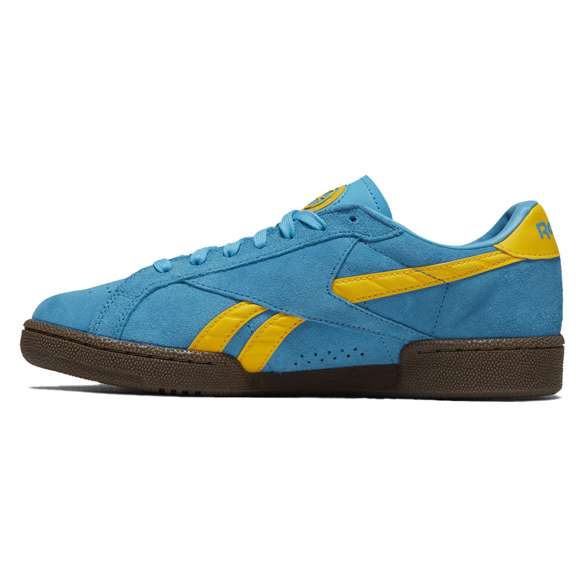Reebok Club C Grounds UK Shoes - Future Cyan/Golden Haze/Gum image 2