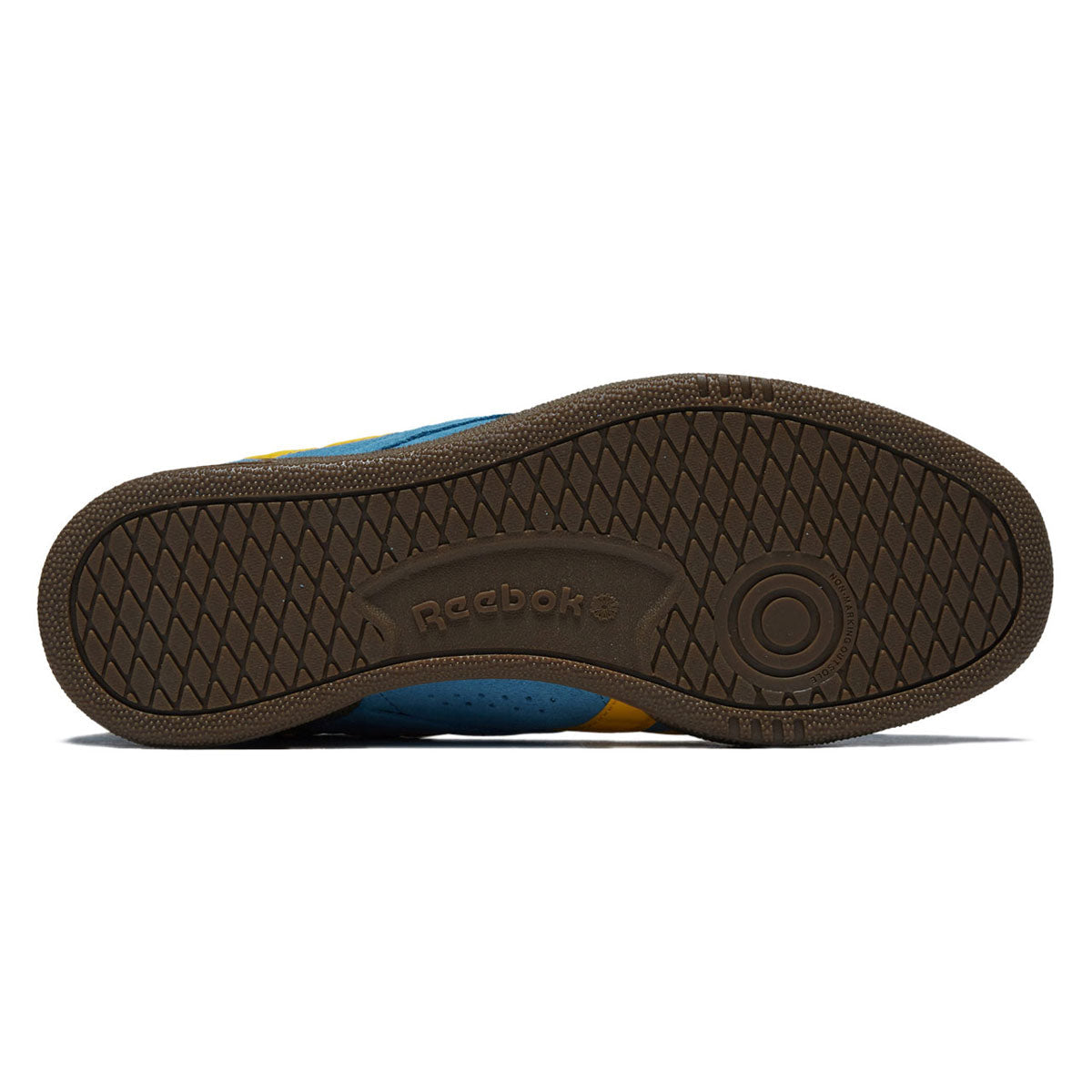 Reebok Club C Grounds UK Shoes - Future Cyan/Golden Haze/Gum image 4
