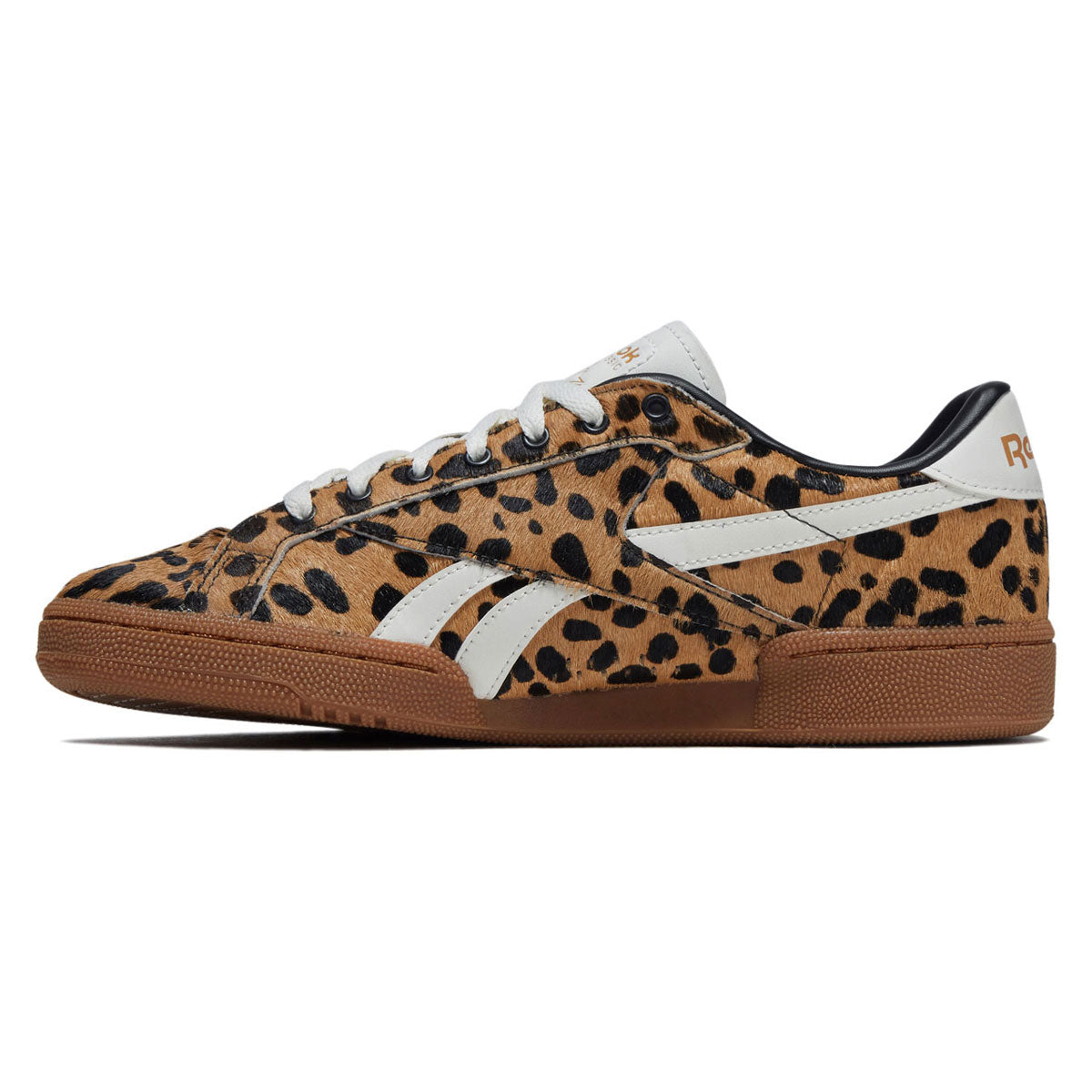 Reebok Womens Club C Grounds UK Shoes - Cheetah/Cheetah/Chalk image 2