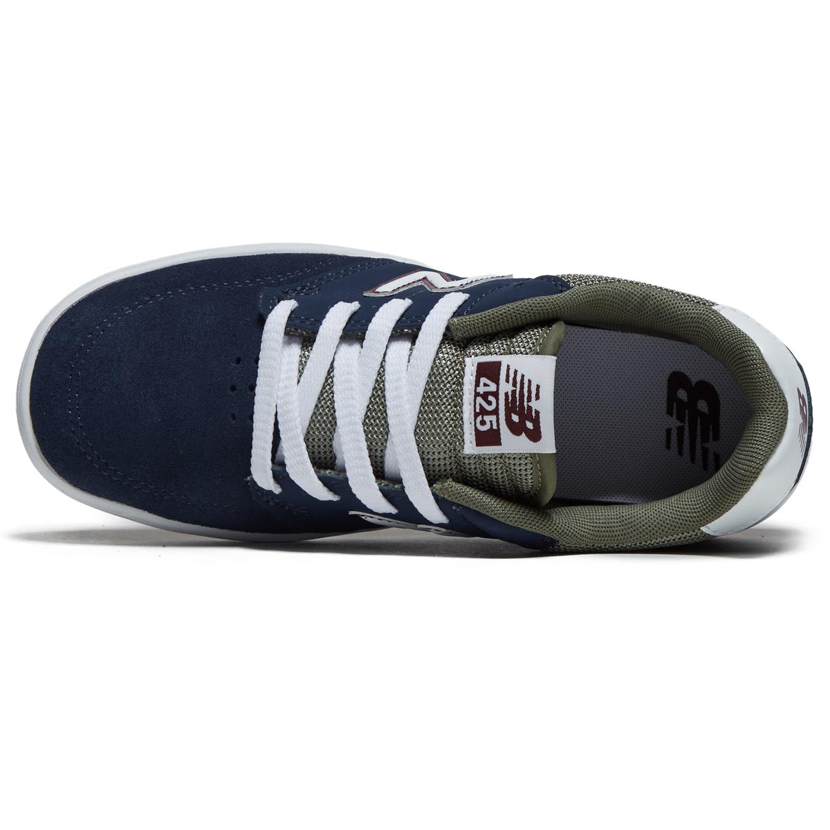 New Balance Youth 425 Shoes - Navy/Olive image 3