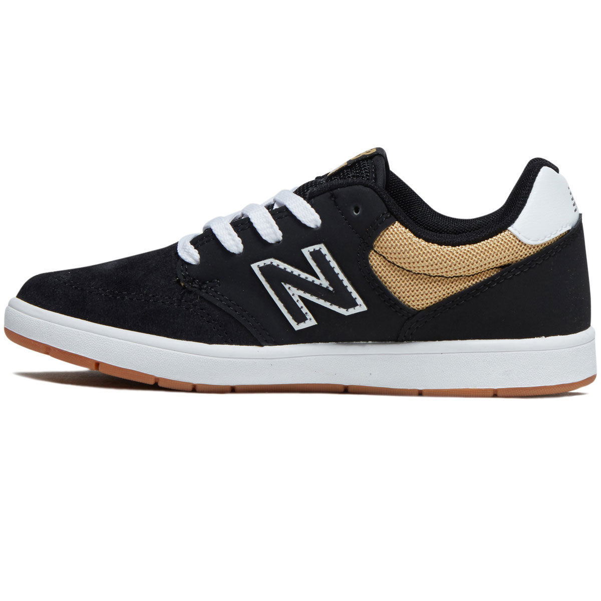 New Balance Youth 425 Shoes - Black/Tan image 2