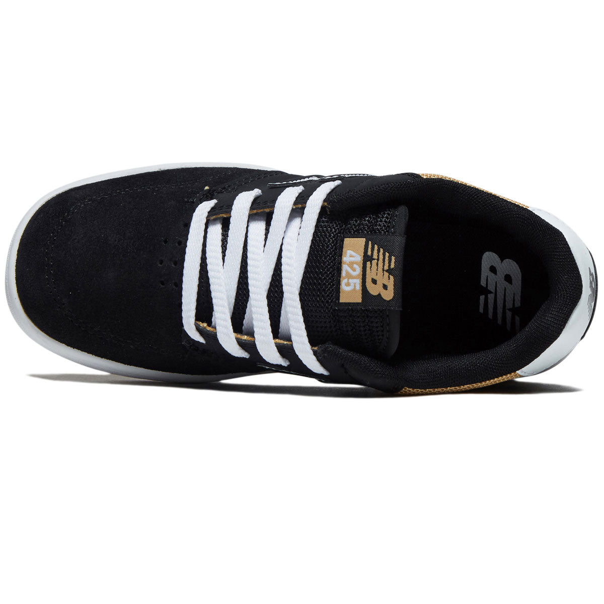 New Balance Youth 425 Shoes - Black/Tan image 3