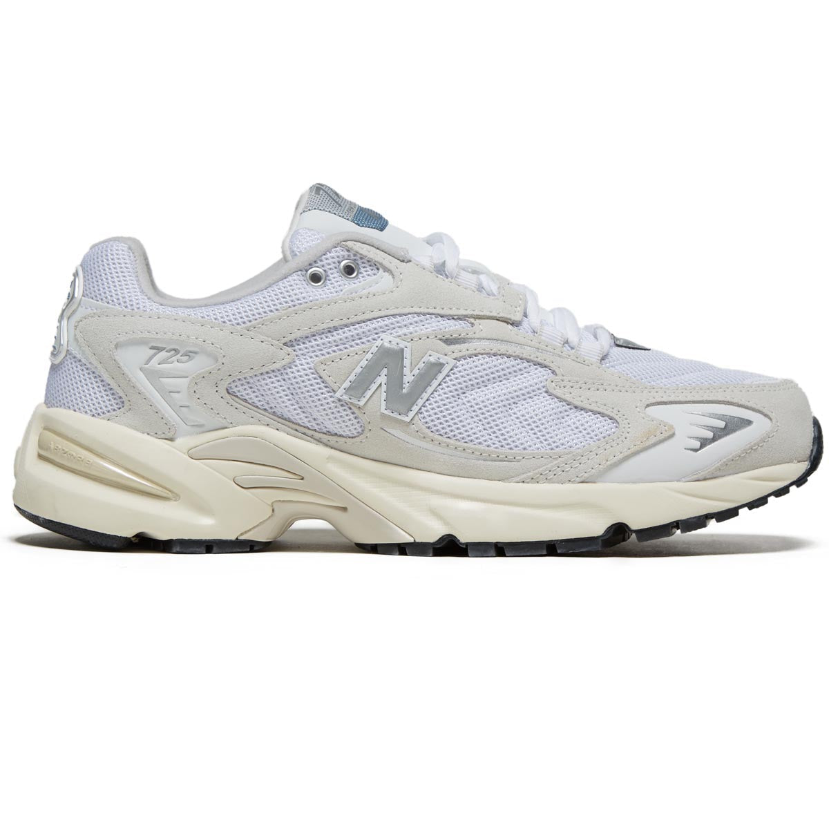 New Balance 725V1 Shoes - White/Reflection/Metallic Silver image 1