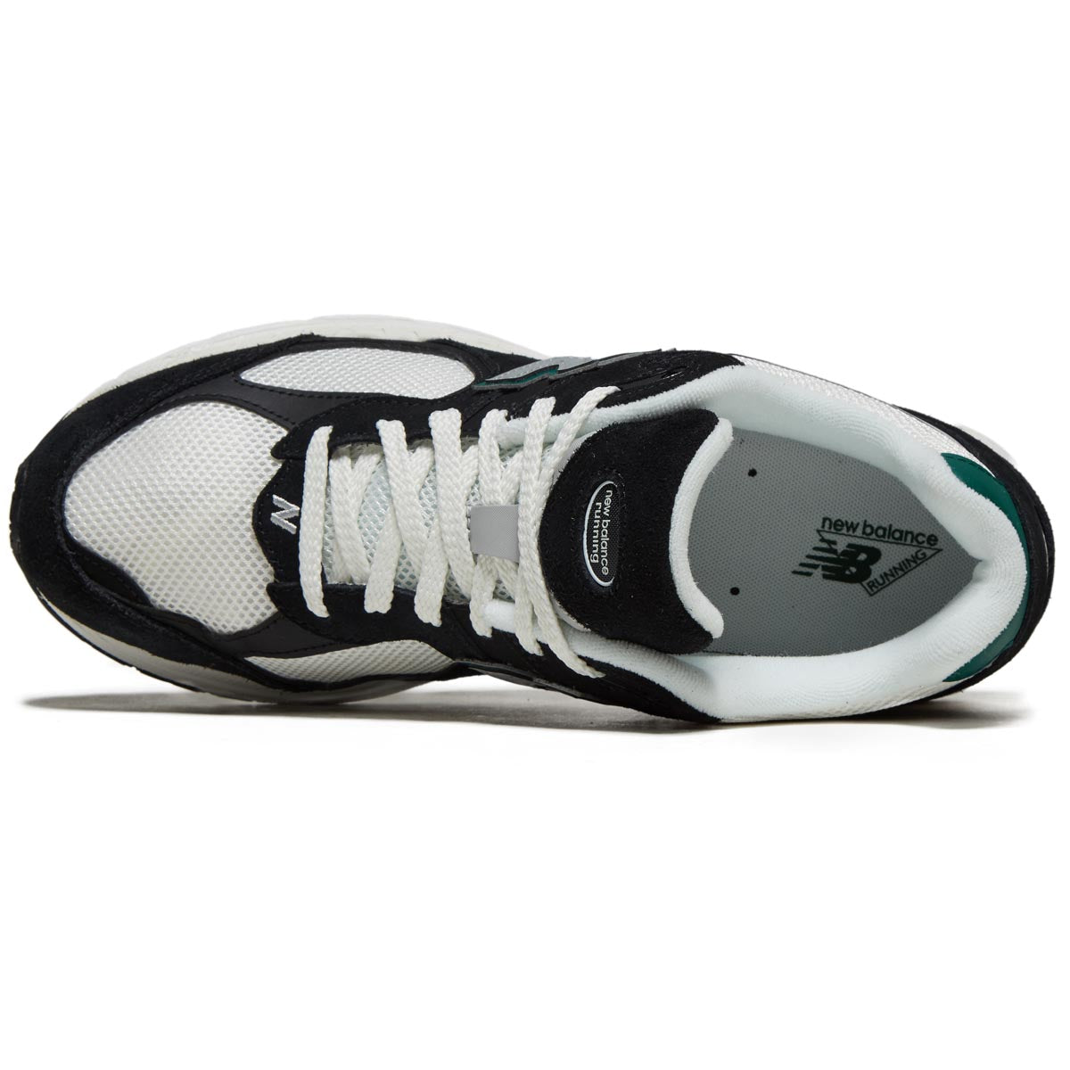 New Balance 2002R Shoes - Black/Marsh Green/Sea Salt image 3