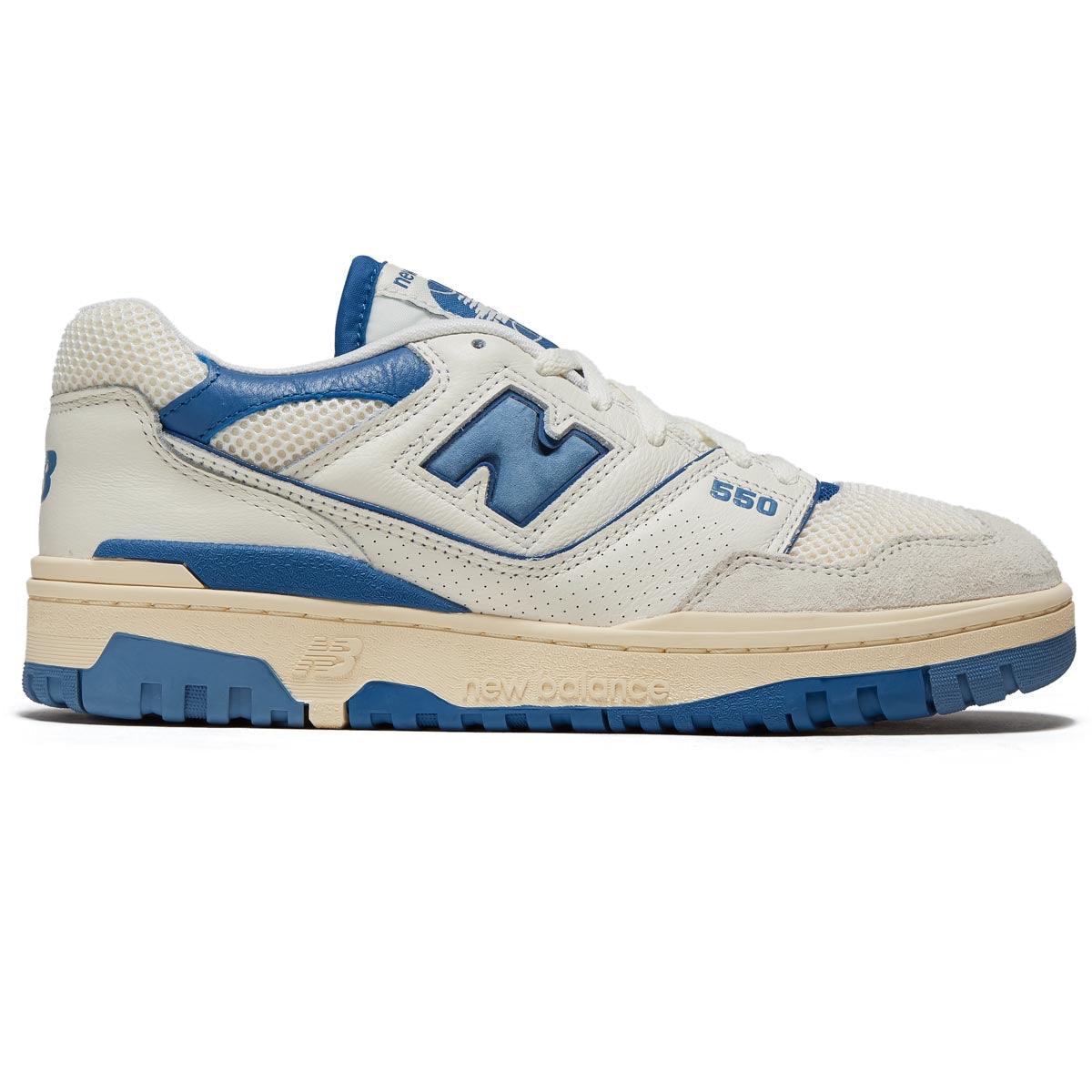 New Balance 550 Shoes - Sea Salt/Blue Agate image 1