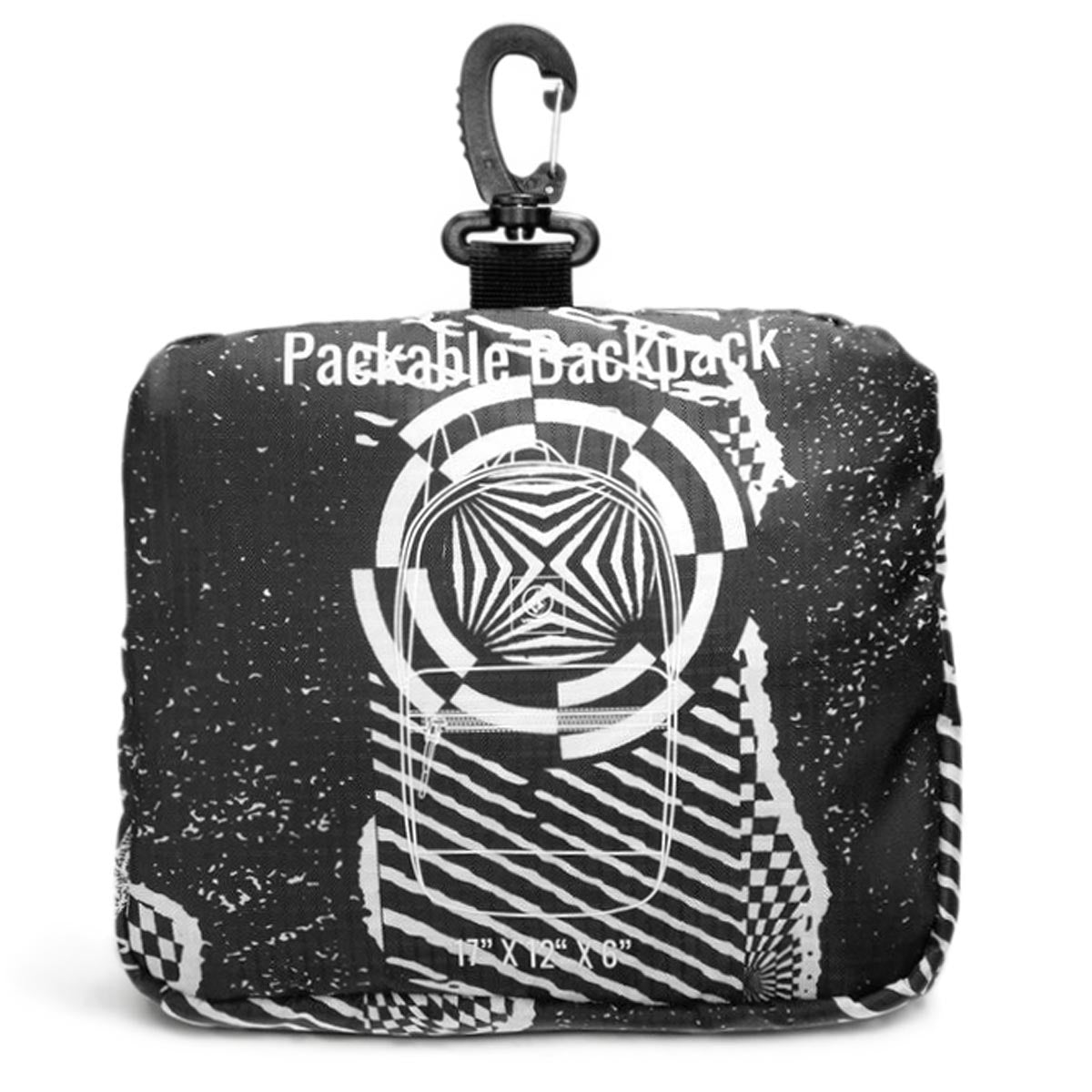 Volcom Bt Packable Backpack - Black/White image 3