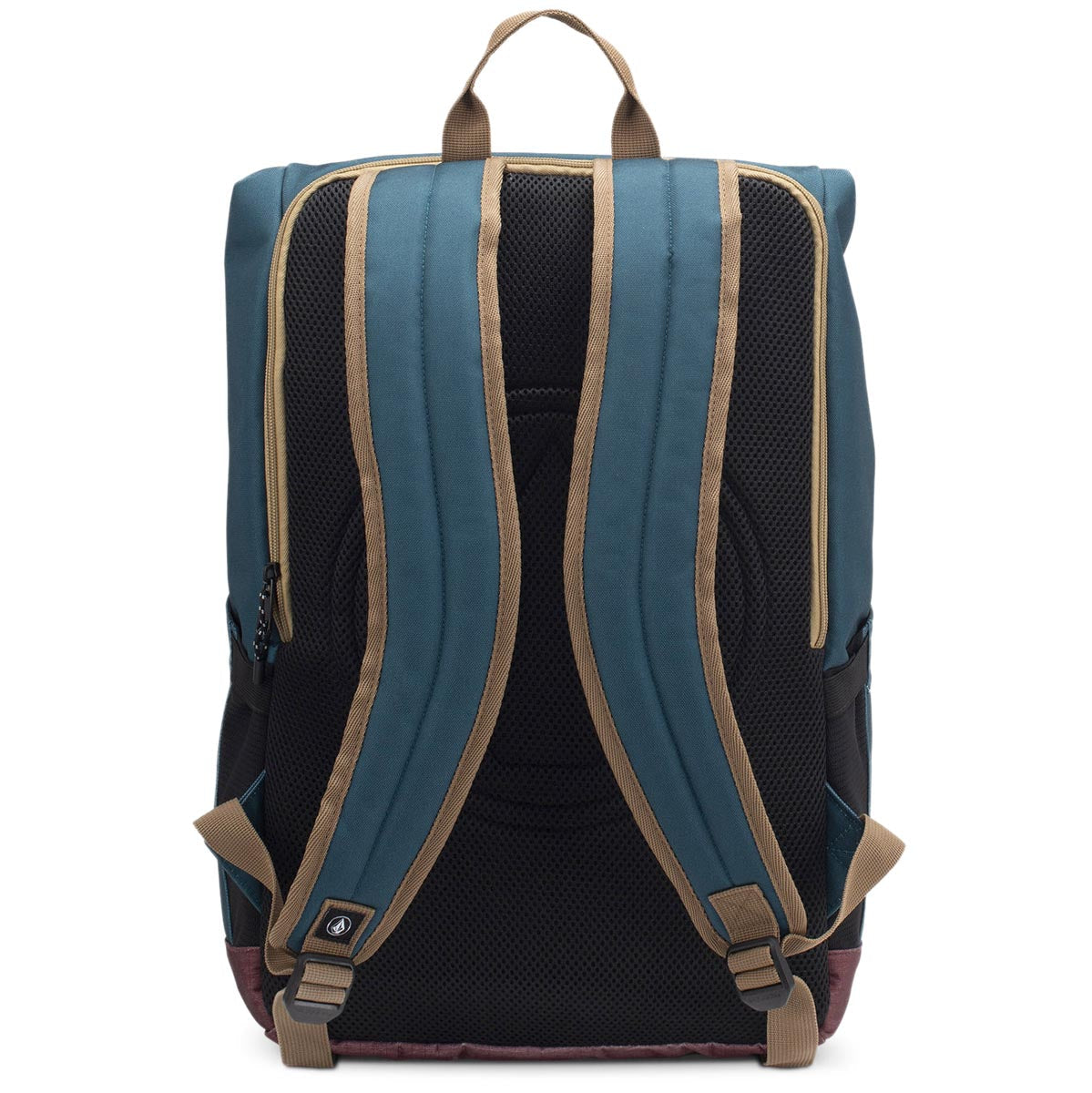 Volcom Charter Fold-over Backpack - Blue/Maroon image 2