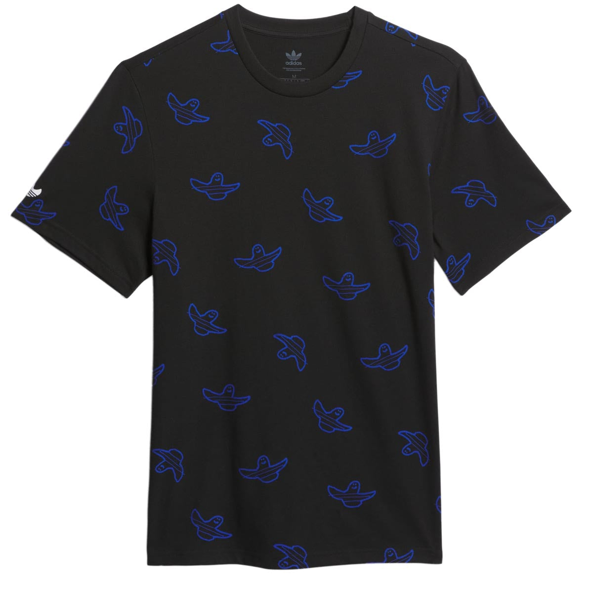 Adidas Shmoofoil All-Over-Print T-Shirt - Black/Royal Blue image 1