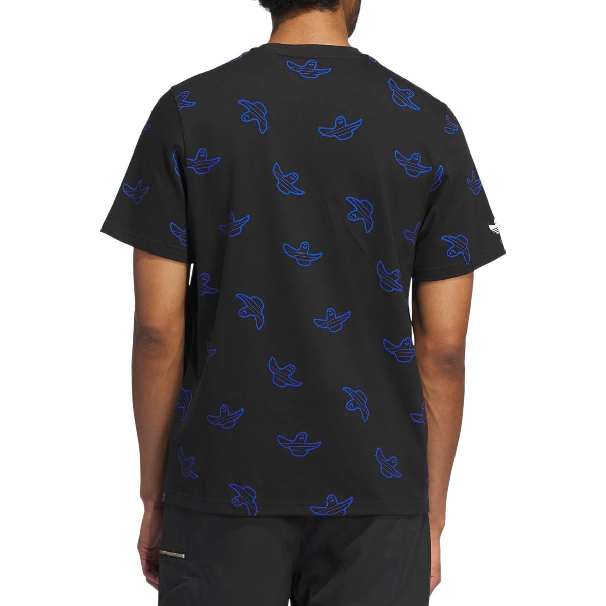 Adidas Shmoofoil All-Over-Print T-Shirt - Black/Royal Blue image 3