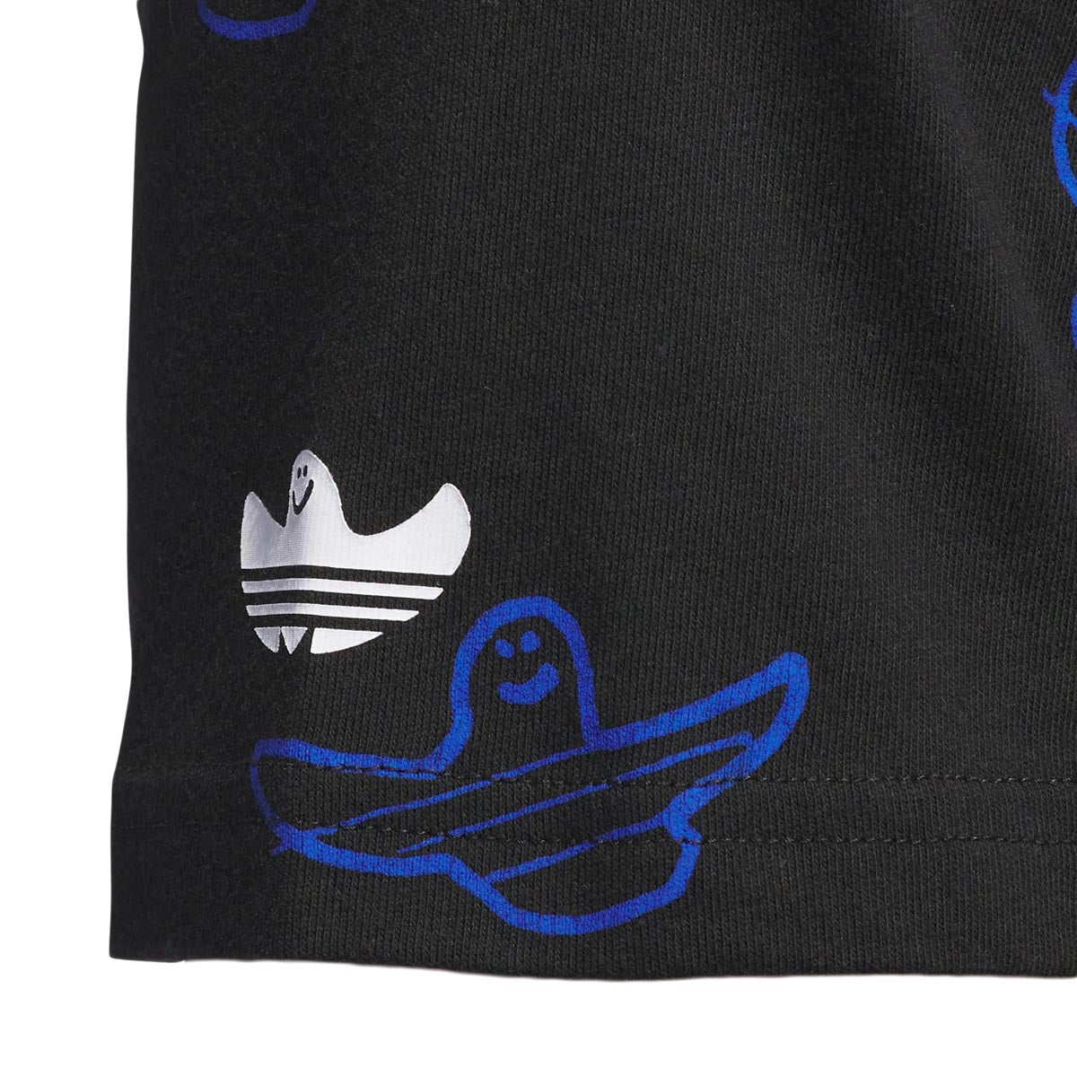 Adidas Shmoofoil All-Over-Print T-Shirt - Black/Royal Blue image 4