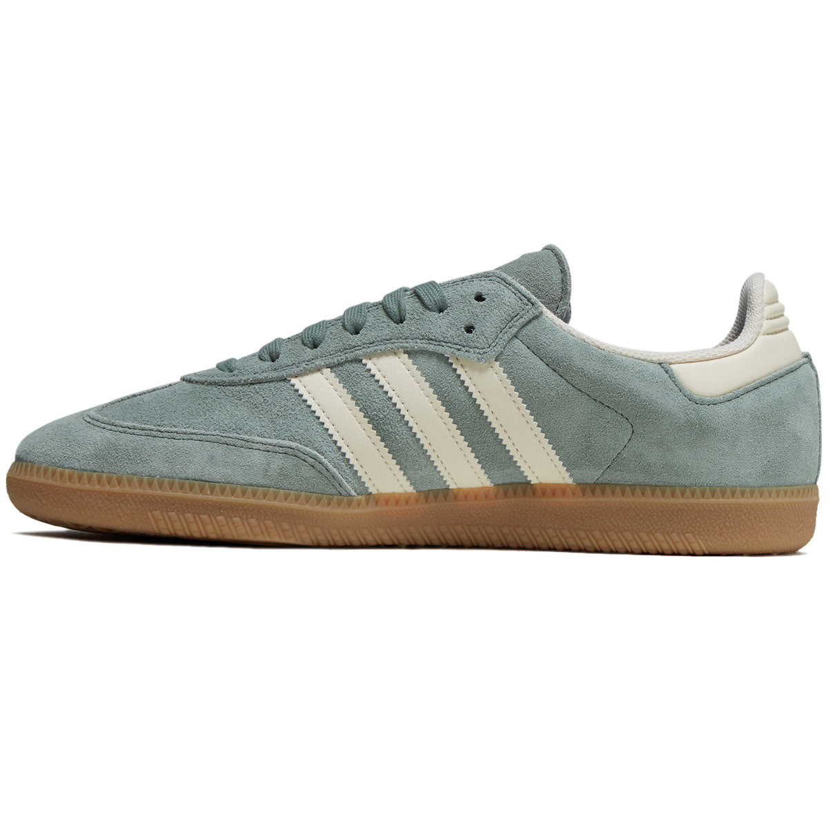 Adidas Samba Adv Shoes - Silver Green/Wonder Wheat/Gold Metallic image 2