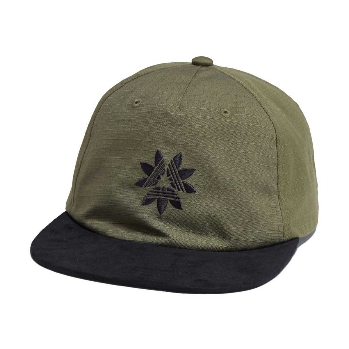 Adidas Pinwheel 5 Panel Hat - Olive Strata image 1