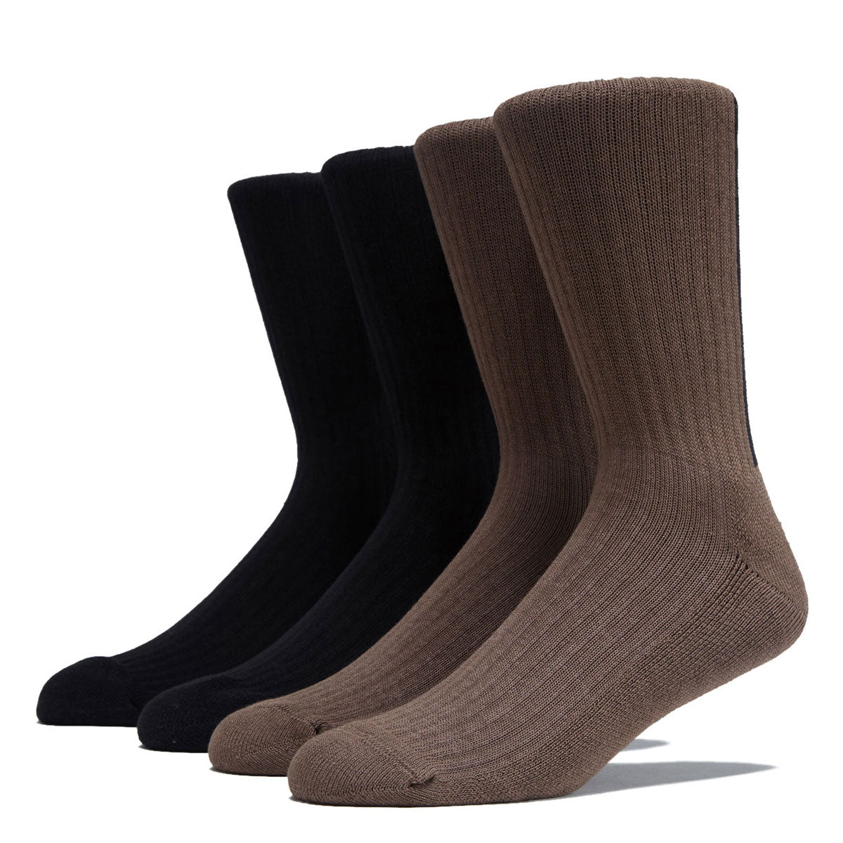 Adidas Skate Stripe 2 Pack Of Socks - Earth Strata/Black image 1