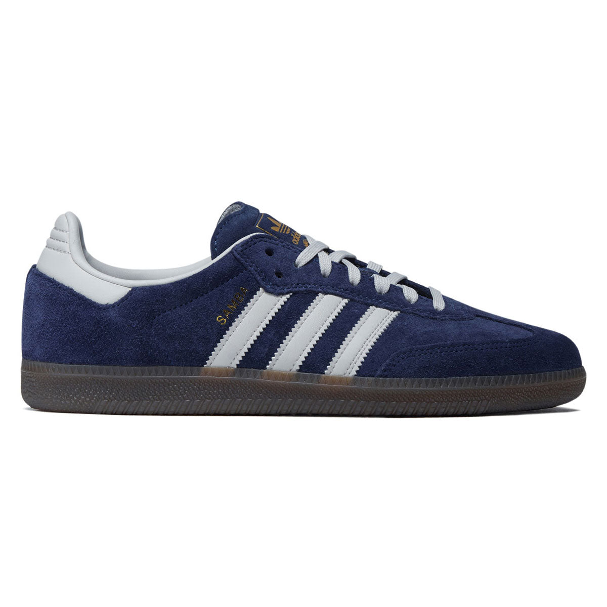 Adidas Samba ADV Shoes - Dark Blue/Grey/Gum image 1