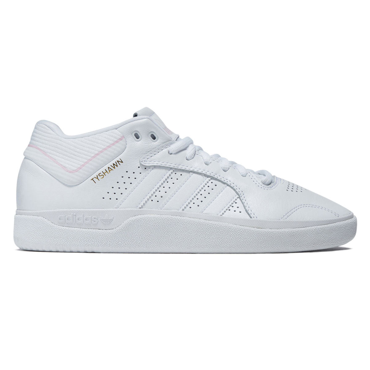 Adidas Tyshawn Shoes - Ftwr White/Ftwr White/Clear Pink image 1