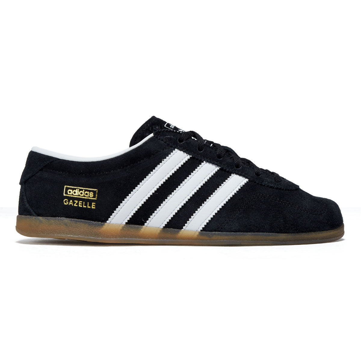 Adidas Womens Gazelle Lo Pro Shoes - Core Black/Ftwr White/Gum image 1